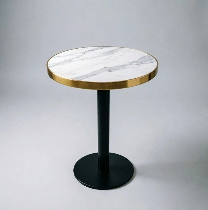 TAVOLINO Rotondo 75x71x23 cm Bianco MDF