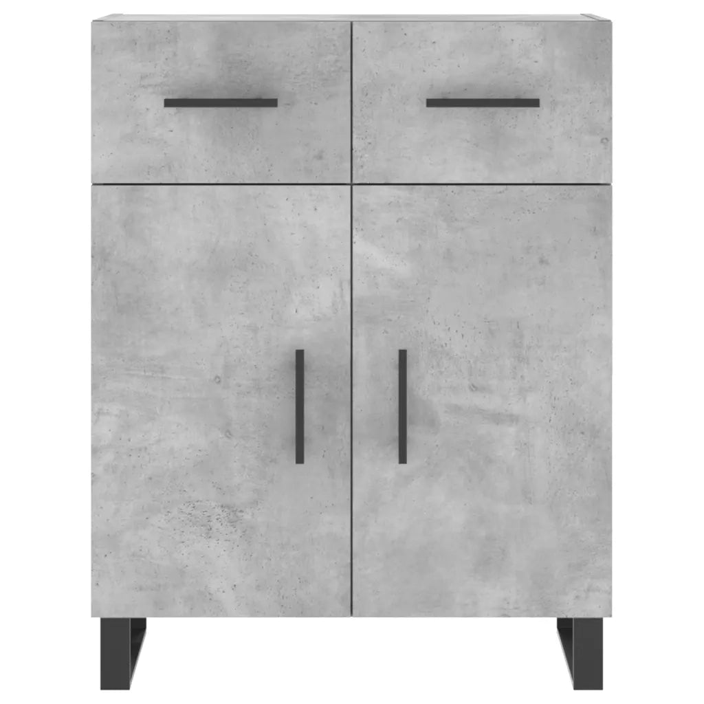 Credenza-Buffet-Armadio da cucina Grigio Cemento 69,5x34x90 cm in Legno Multistrato 222591