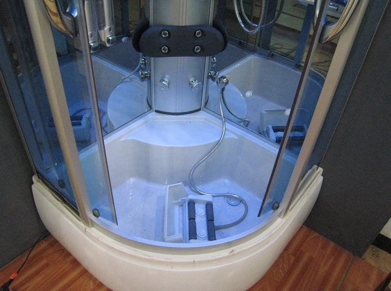 Cabina Doccia Idromassaggio, Sauna Bagno Turco Full Ozonoterapia 90x90cm Sicorage Otopra