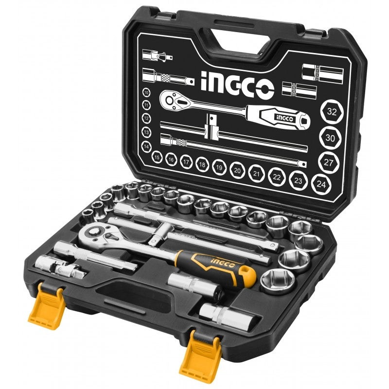 SET 25 PZ ACCESSORI IN VALIGETTA 1/2 pollice