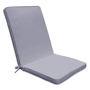 Cuscino Real Medio 90x40x4 cm in Poliestere Grigio