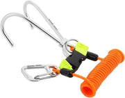 Set di accessori per immersioni premium con ganci in acciaio inossidabile per immersioni - Accessori oceanici arancioni