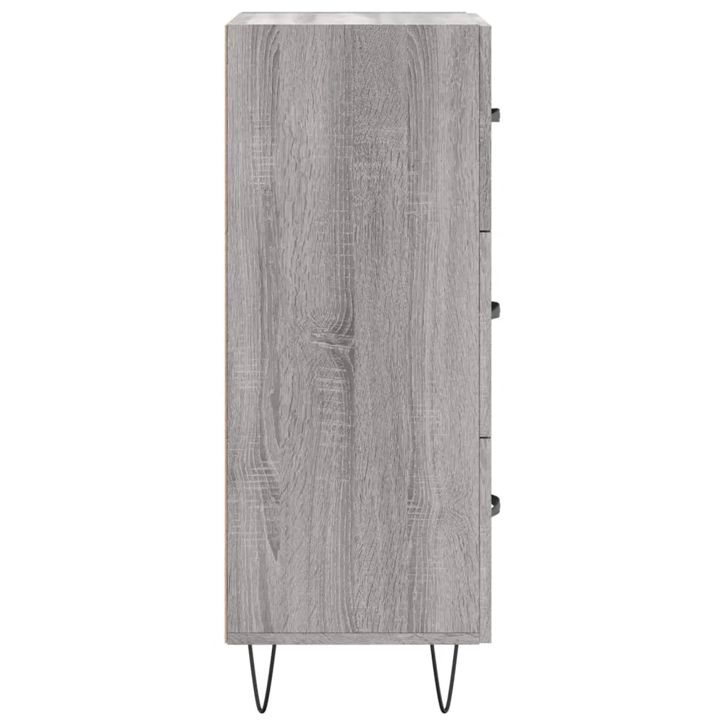 Credenza-Buffet-Armadio da cucina Grigio Sonoma 34,5x34x90 cm in Legno Multistrato 422846