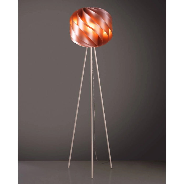 Piantana treppiedi Copper in Metallo Cm. 40 x 163 h