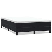 Letto matrimoniale | Letto per adulti | Letto a Molle senza Materasso Nero 160x220 cm in Velluto