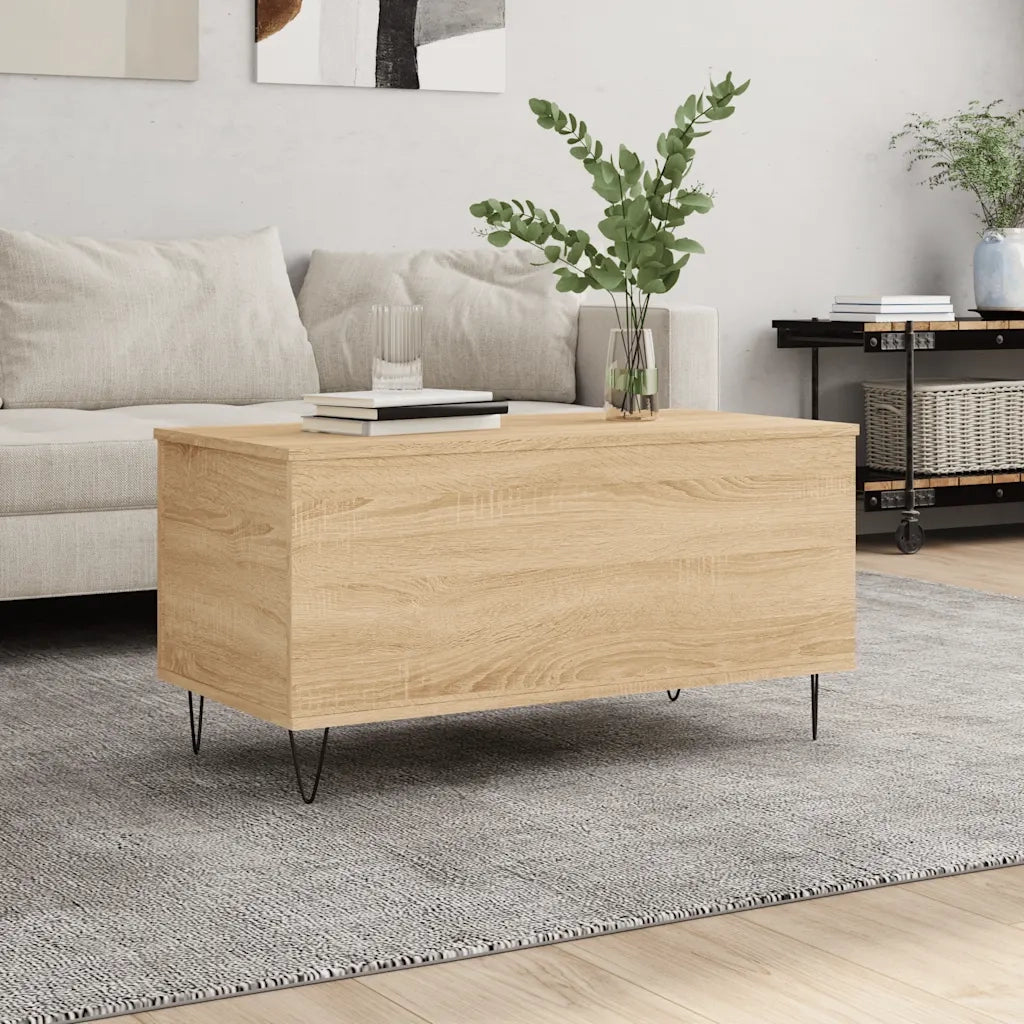 Tavolino salotto | Tavolino da caff¨¨ | Tavolino da Soggiorno Rovere Sonoma 90x44,5x45 cm Legno Multistrato