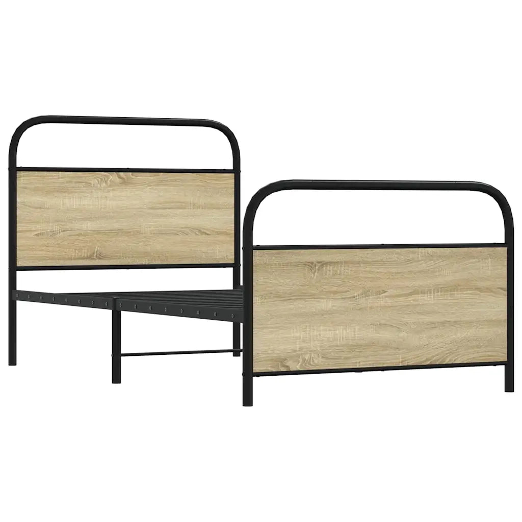 Giroletto senza Materasso Rovere Sonoma 100x200cm in Truciolato 4100271
