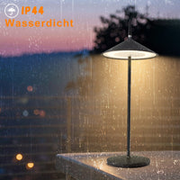 ZMH Lampada da tavolo LED moderna ricaricabile touch dimmerabile per esterni giardino