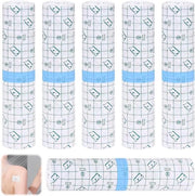 Bande di fasciatura trasparenti e idrodinamiche 15 cm x 1 m - Per tatuaggi e ferite - Adesione elevata (6 pezzi)