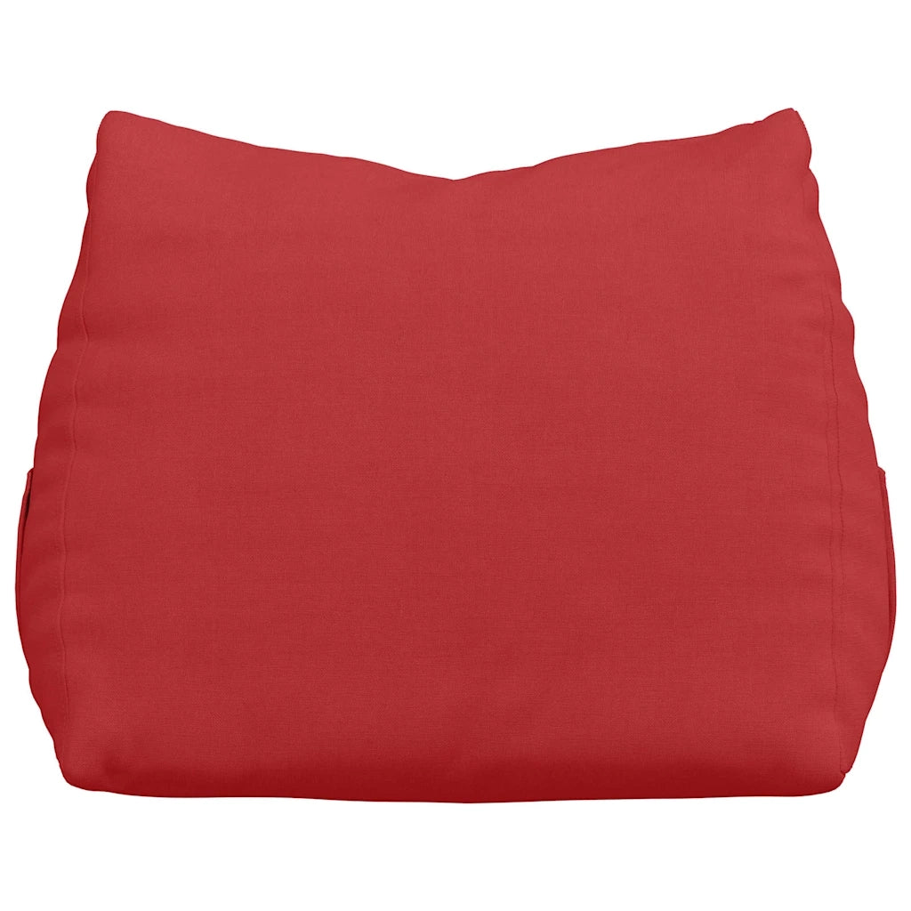 Cuscino per Schiena Rosso 45 x 20 x 35 cm Tessuto