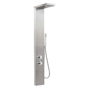 PARETE ATTREZZATA MOD. MANHATTAN PLUS CON MISCELATORE TERMOSTATICO- Cromo satinato- METAF- pezzi 1