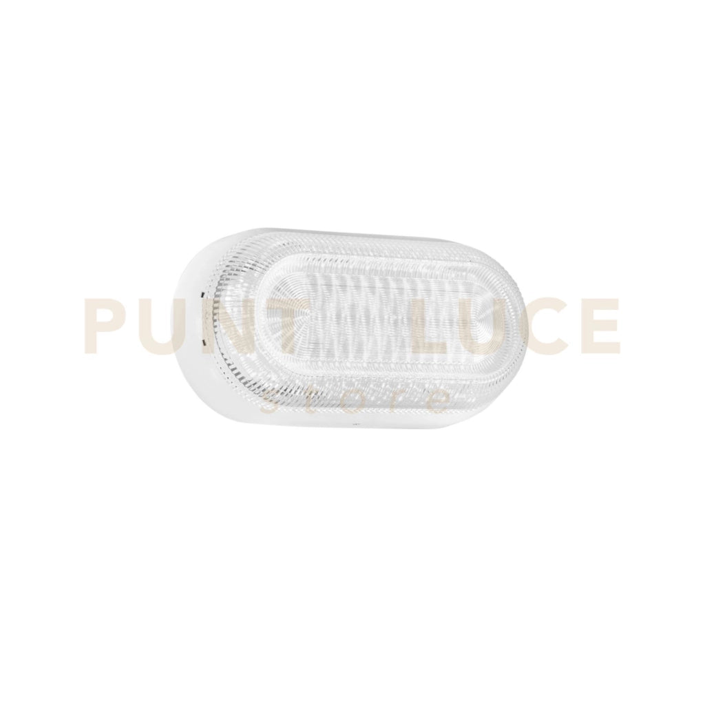 PLAFONIERA LED ISCHIA BIANCA 20W 2300LM CCT 3000K / 4000K IP65 25,4X7CMX13,1CM