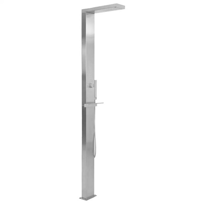 Doccia da Giardino in Acciaio Inox Quadrata cod mxl 48426