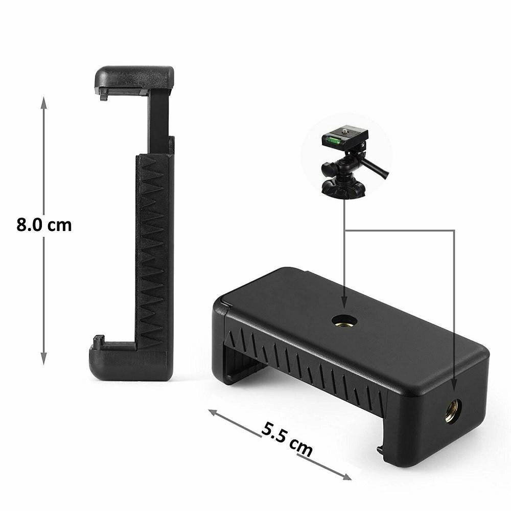 Trade Shop - Treppiedi Universale Alluminio Tripode Cavalletto 102cm Smartphone Fotocamera -