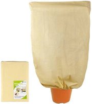 Vlies per protezione invernale per piante, pot, protezione dal gelo, sacco in juta per palme, tomate, agrumi, oleandri, canne di bambù (80 x 100cm)
