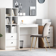 Scrivania Bianca Legno ingegnerizzato 70 x 40 x 76 cm Semplice
