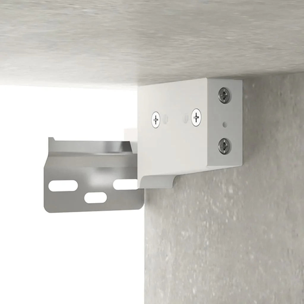 Set di mobili da 8 pezzi tra cui armadio credenza mobile TV televisore per soggiorno camera da letto salotto legno ingegnerizzato grigio 02_0025250