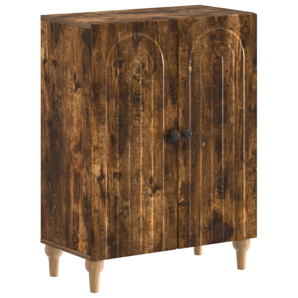 Set di armadietti da bagno in 3 pezzi ALKMAAR Rovere Fumo 3417428
