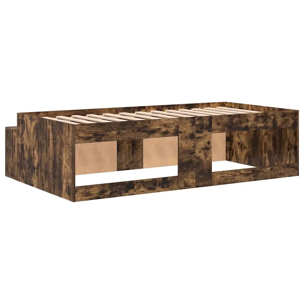 Struttura del letto Rovere fumé 90 x 200 cm Legno multistrato 3335193