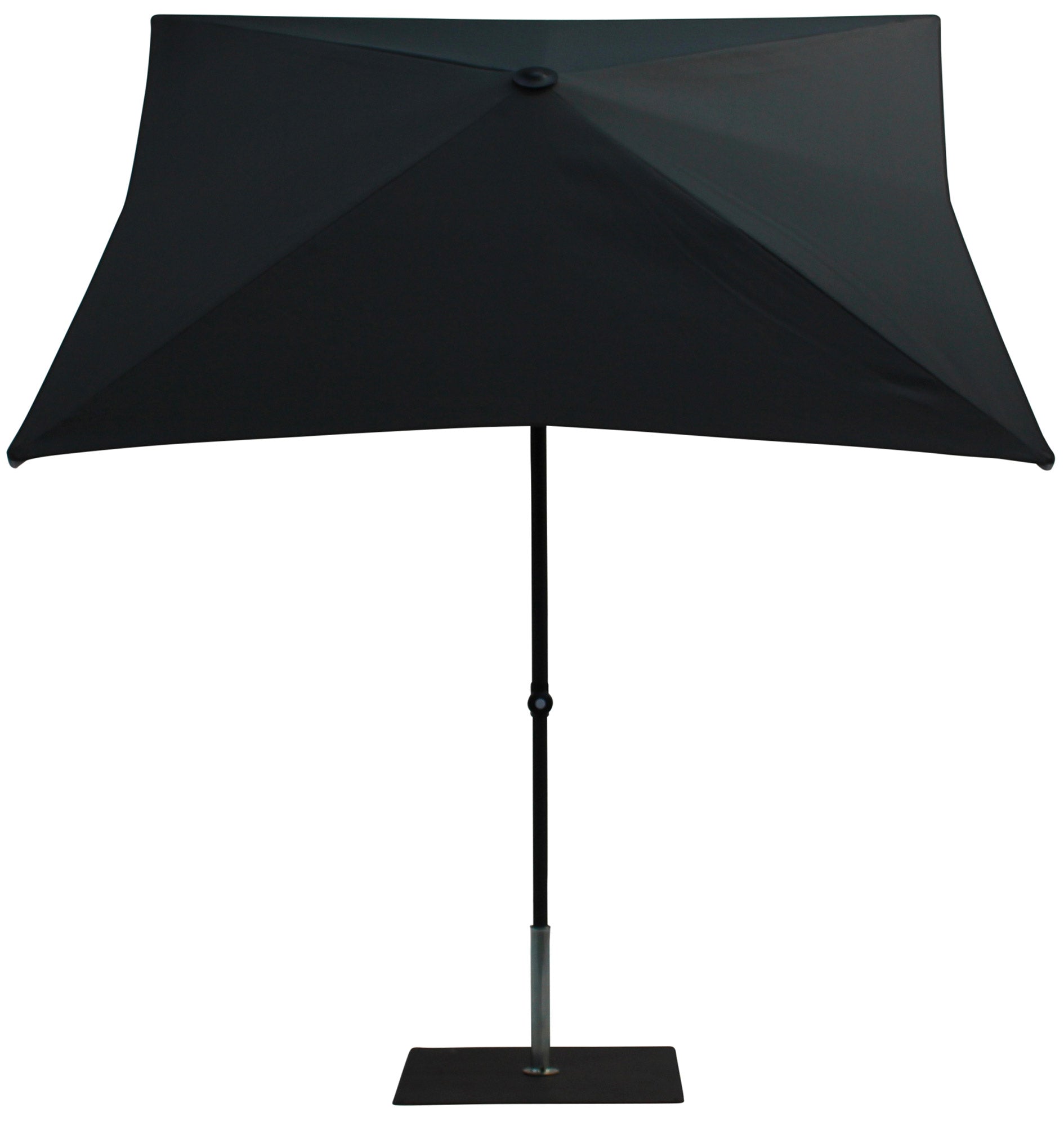 Ombrellone da Giardino 2x2 m Palo Ø38 mm in Alluminio Tessuto Poliestere Trend Antracite