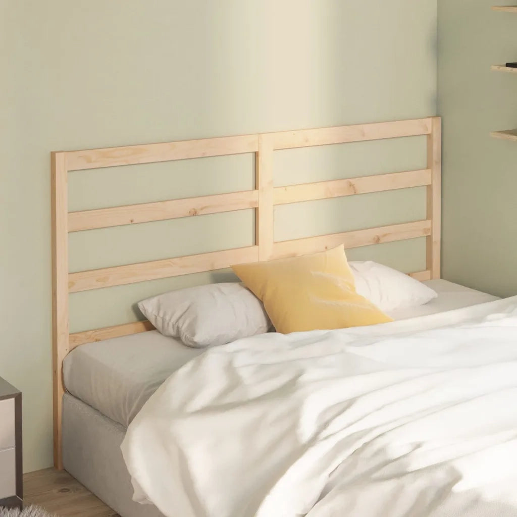 Testiera Letto 156x4x100 cm in Legno Massello di Pino