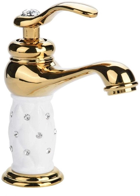 Valvola di miscela in ottone - Valvola di miscela a comando - Rubinetto da cucina - Economia d'acqua - Decorazioni - Per bagno/cucina