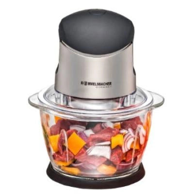 Rommelsbacher multi food chopper 1l stainless steel black schwarz mz 400 (mz 400) - 156746