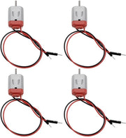 Motore Miniatto - 4 Pezzi - 1-6V Tensione - 17000-18000 giri/min - 20x15x25mm - Adatto per Progetti di Hobby - Motore per Hobby