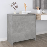 Credenza Grigio Cemento 70x41x75 cm in Legno Multistrato 809741