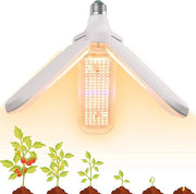 Lampada a LED per la crescita 150W a tutta la gamma spettrale per piante - 180° di fascio - per piante da appartamento - 414 LED - giardino - acquario - orto - serra - coltivazione idroponica