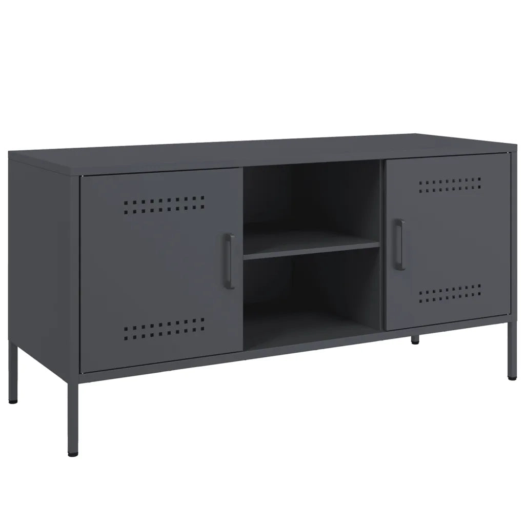 Mobile TV Antracite 100,5x39x50,5 cm in Acciaio 842990