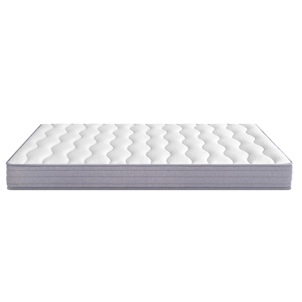 Letto imbottito 90x200 cm con LED; USB e Type-C; contenitore idraulico; lino beige