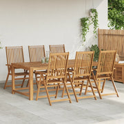 Sedie da Giardino Pieghevoli 6 pz in Legno Massello di Acacia 3065516