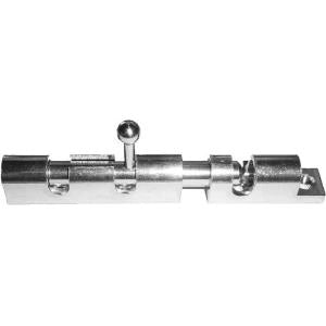 CATENACCIO A CANNONE TONDO IN OTTONE 100 mm - Ottone nichelato