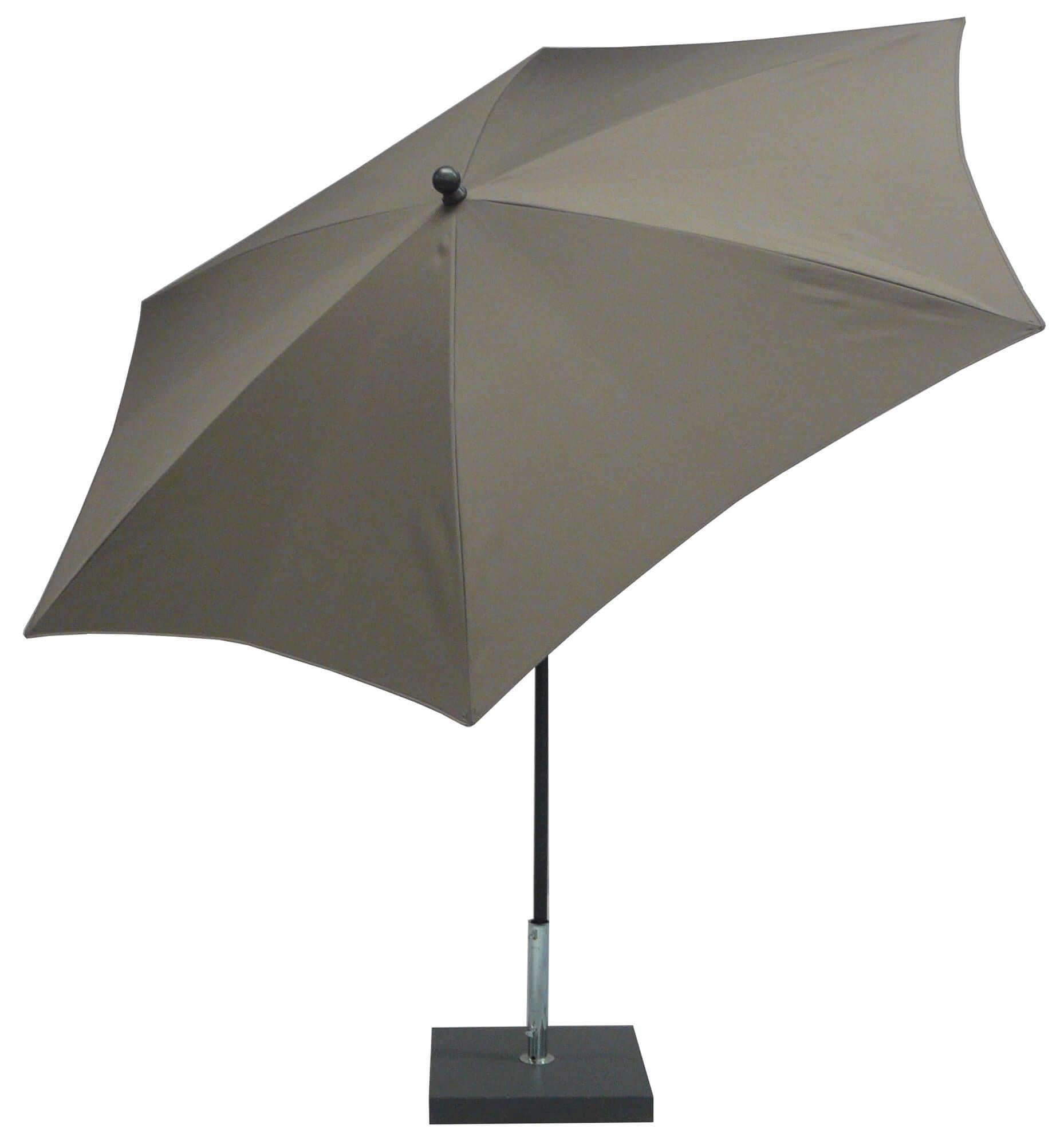 Ombrellone da Giardino Ø 2,5 m Palo Ø27 mm in Acciaio Maffei Kronos Tortora