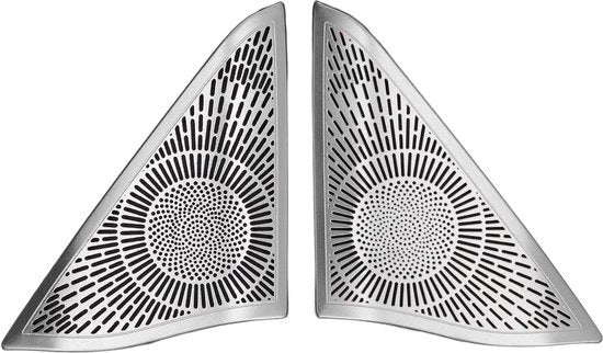 Copertura del Parlatore per Porta 2 Pezzi in Alluminio Sostituzione - E Klasse W212 2013-2016
