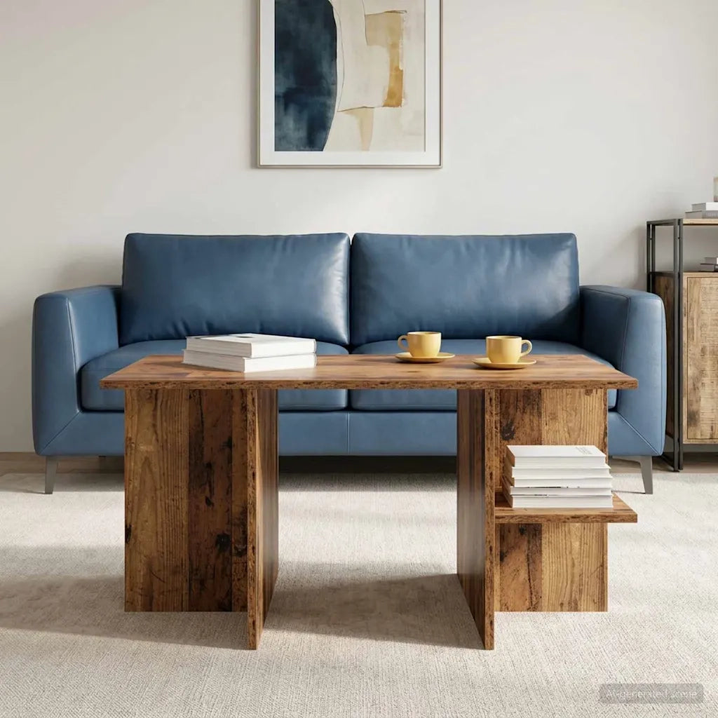 Tavolino da salotto Legno antico 87 x 50 x 45 cm