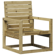 Sedia da Giardino-Sedia da esterno 57,5x63x76 cm in Legno Impregnato di Pino
