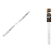 Trade Shop - Righello Metro In Acciaio Inox Metallo 1mm A 40 Cm Riga Segnatura Cm Inch 97764 -