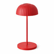 LAMPADA TAVOLO LED RICARICABILE ROSSA TOUCH USB BATTERIA 2000MAH DESIGN LPT144