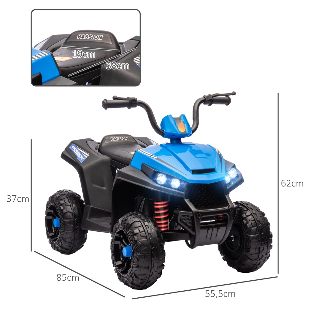 Auto elettrica per bambini 12V ¨C zephmum ¨C 85x55.5x62 cm blu