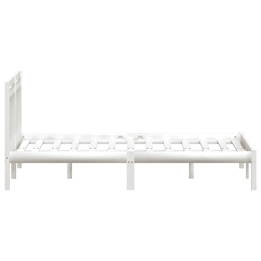 Giroletto Bianco in Legno Massello di Pino 140x200 cm 3100590