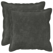 Cuscino con cuscino HOUTEN 2 pz Antracite Fleece in microfibra 935245