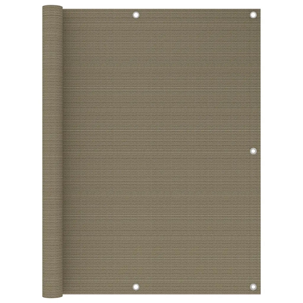 Paravento da Balcone Grigio Talpa 120x500 cm in HDPE cod mxl 23780