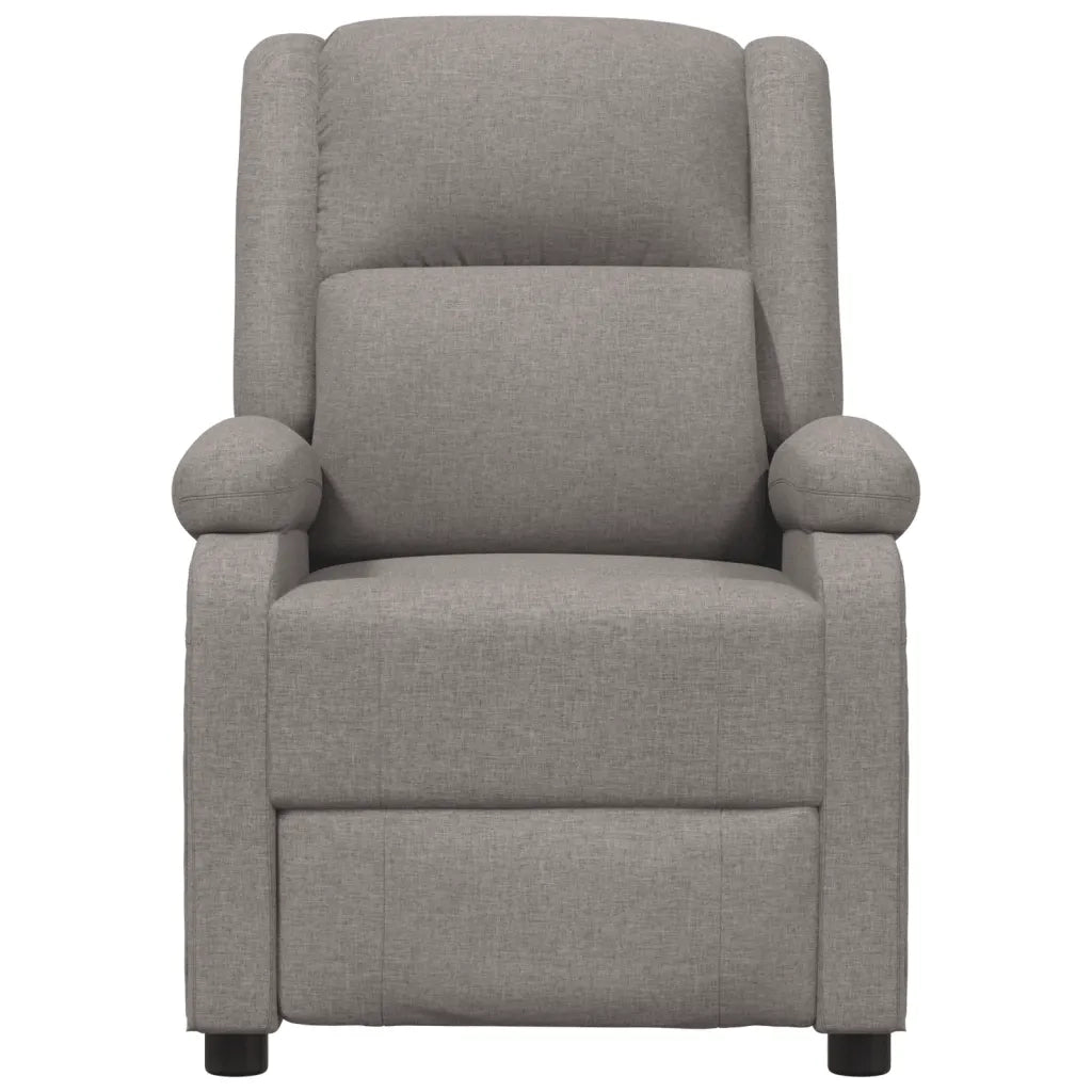 Poltrona Elettrica Massaggiante Reclinabile Tortora in Tessuto cod mxl 32334