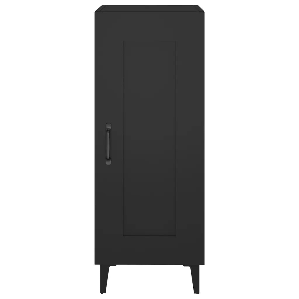 Credenza Nero 34,5x34x90 cm in Legno Multistrato 812421