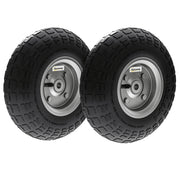 Ruote per Carrello ¨C Zephmum ¨C 2 Ruote, ?25.5x7.5 cm, Nero, Gomma e Acciaio