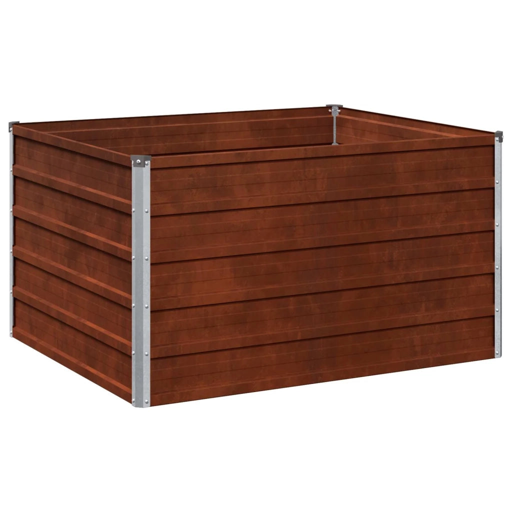 Letto rialzato da giardino Ruggine 100 x 80 x 55 cm cartone 8006391
