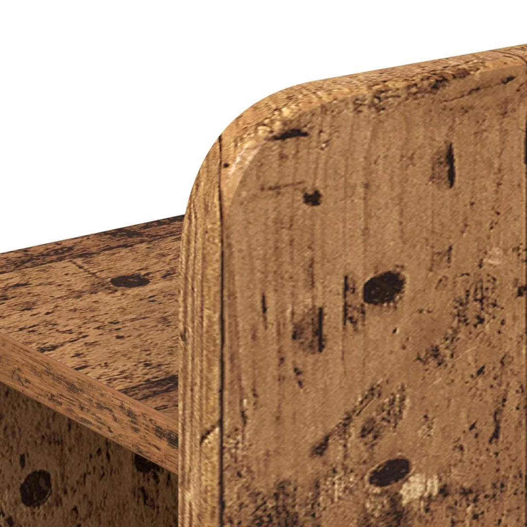 Telaio del letto con storage Legno antico 90 x 190 cm 3433442