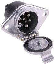 Connettore di alimentazione universale 24V - 7 pin - Connettore di adattamento - Copertura metallica - Connettore a gomma - Durevole e affidabile - Connettore di adattamento